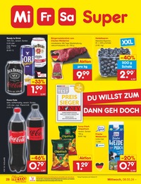 Cola Angebot im aktuellen Netto Marken-Discount Prospekt auf Seite 38