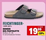 HERREN BIO-PANTOLETTE im Angebot bei Marktkauf in Stuttgart HERREN BIO-PANTOLETTE Angebote von FEICHTINGER bei Marktkauf Stuttgart für 19,99 €