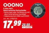 P-Disc NO1 Elektronische Parkscheibe Angebote von OOONO bei MediaMarkt Saturn Potsdam für 17,99 €