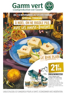 Prospectus Gamm vert de la semaine "Spécial Noël" avec 1 pages, valide du 13/11/2024 au 25/12/2024 pour Nozay et alentours