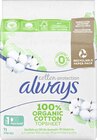 Serviettes bio cotton protection Normal Plus - ALWAYS en promo à 2,79 € chez Géant Casino Serviettes bio cotton protection Normal Plus - ALWAYS dans le catalogue Géant Casino