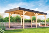 Leimholz Carport im Angebot bei Netto Marken-Discount in Bergkamen Leimholz Carport Angebote von Karibu bei Netto Marken-Discount Bergkamen für 2.999,00 €