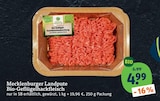 Bio-Geflügelhackfleisch im Angebot bei tegut in Coburg Bio-Geflügelhackfleisch Angebote von Mecklenburger Landpute bei tegut Coburg für 4,99 €