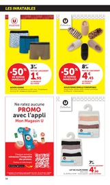 Promos Chaussures dans le catalogue "SUPER U" de Super U Chaussures en promo dans le catalogue Super U à la page 38
