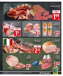 EDEKA Salami im Prospekt 