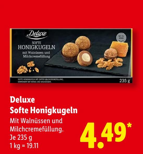 Softe Honigkugeln