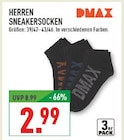 Herren Sneakersocken Angebote von DMAX bei Marktkauf Mettmann für 2,99 €