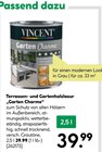 Terrassen- und Gartenholzlasur Garten Charme Angebote von Vincent bei BayWa Bau- und Gartenmärkte Nürnberg für 39,99 €
