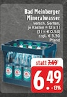 Mineralwasser im Angebot bei E center in Mülheim Mineralwasser Angebote von Bad Meinberger bei E center Mülheim für 6,49 €