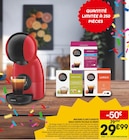 Machine à café à dosette Dolce Gusto Piccolo XS - Krups - Supeco à Nancy Machine à café à dosette Dolce Gusto Piccolo XS - Krups en promo chez Supeco Nancy à 29,99 €