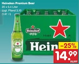 Premium Beer im Angebot bei Netto Marken-Discount in Bad Langensalza Premium Beer Angebote von Heineken bei Netto Marken-Discount Bad Langensalza für 14,99 €