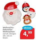 Weihnachts-Dekoteller Weihnachten Angebote bei budni Seevetal für 4,99 €