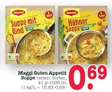 Suppe mit Rind Angebote von Maggi bei E center Ludwigshafen für 0,69 €