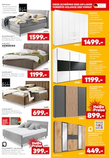 Boxspringbett im porta Möbel Prospekt "Besser gleich zu porta." mit 8 Seiten (Frankfurt (Main))