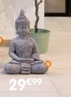 Statue Bouddha assis en promo chez B&M Statue Bouddha assis dans le catalogue B&M
