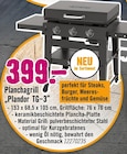 Planchagrill 'Plandor TG-3' im Hornbach Prospekt Planchagrill 'Plandor TG-3' im aktuellen Hornbach Prospekt für 399,00 €