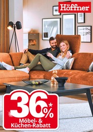 Höffner Prospekt für Berlin mit 1 Seite Höffner Prospekt für Berlin: "36% Möbel- & Küchen-Rabatt", 1 Seite, 15.03.2023 - 21.03.2023