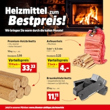 Braunkohlebriketts Angebot im aktuellen Thomas Philipps Prospekt auf Seite 21