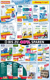 Waschmittel im Norma Prospekt "Mehr fürs Geld" mit 16 Seiten (Augsburg)