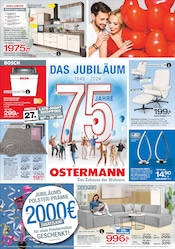 Aktueller Ostermann Möbel & Einrichtung Prospekt in Erftstadt und Umgebung, "Das Jubiläum – 75 Jahre OSTERMANN" mit 18 Seiten, 21.09.2024 - 27.09.2024