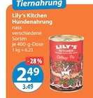 Hundenahrung im V-Markt Prospekt Hundenahrung von Lily's Kitchen im aktuellen V-Markt Prospekt für 2,49 €
