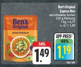 Mediterran Express Reis im Angebot bei EDEKA in Jena Mediterran Express Reis Angebote von Ben's Original bei EDEKA Jena für 1,19 €