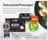 veganer Bio-Block oder veganes Bio-Streichfett von Naturli im aktuellen tegut Prospekt für 1,79 €