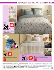 Couette Angebote im Prospekt "Ça réconforte, le pouvoir d'achat !" von E.Leclerc auf Seite 53