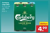 Lager Beer von Carlsberg für 4,99 € bei Netto Marken-Discount im Angebot Lager Beer von Carlsberg im aktuellen Netto Marken-Discount Prospekt