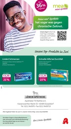 mea - meine apotheke Prospekt für Düsseldorf: "Unsere Juni-Angebote", 4 Seiten, 01.06.2025 - 30.06.2025