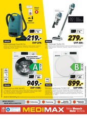 Staubsauger im MEDIMAX Prospekt in Halle Aktueller MEDIMAX Prospekt mit Staubsauger, "TV-BONUSWOCHE GEHT IN DIE VERLÄNGERUNG", Seite 8