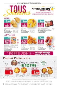 Prospectus Supermarchés Match de la semaine "C'EST TOUS LES JOURS LE MARCHÉ" avec 2 pages, valide du 26/11/2024 au 08/12/2024 pour Wissembourg et alentours