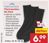 Thermosocken, 3er Pack im Netto Marken-Discount Prospekt Thermosocken, 3er Pack von Thermond im aktuellen Netto Marken-Discount Prospekt für 6,99 €