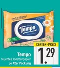feuchtes Toilettenpapier von Tempo im aktuellen EDEKA Prospekt für 1,29 €