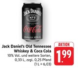 Old Tennessee Whiskey & Coca Cola bei EDEKA im Prospekt "" für 1,99 €