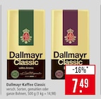 Aktuelles Kaffee Classic Angebot bei Marktkauf in Sindelfingen ab 7,49 €