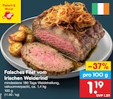 Aktuelles Falsches Filet vom Irischen Weiderind Angebot bei Netto Marken-Discount in Chemnitz ab 1,19 €