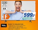 QLED TV 65QLED780K im Angebot bei expert in Soltau QLED TV 65QLED780K Angebote von TCL bei expert Soltau für 599,00 €