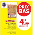 Sac de granulés de bois - Flamino en promo chez U Express Aulnay-sous-Bois à 4,99 €