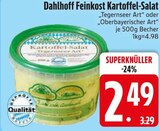Kartoffel-Salat im Angebot bei EDEKA in Heidenheim Kartoffel-Salat Angebote von Dahlhoff Feinkost bei EDEKA Heidenheim für 2,49 €
