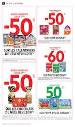 Prix et réduction Kinder Chocolat dans le prospectus Intermarché Hyper en cours Offre Kinder Chocolat dans le catalogue Intermarché Hyper du moment à la page 4