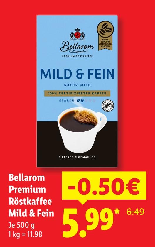 Premium Röstkaffee Mild & Fein