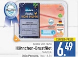 Bestes vom Huhn Hähnchen-Brustfilet Teilstück im EDEKA Prospekt Bestes vom Huhn Hähnchen-Brustfilet Teilstück von EDEKA im aktuellen EDEKA Prospekt für 6,49 €