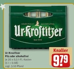 Ur-Krostitzer Pils oder alkoholfrei bei REWE im Prospekt "" für 9,79 €