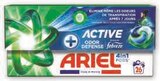 Lessive liquide pods all in 1 - Ariel en promo chez Hyper U Draguignan à 10,49 €