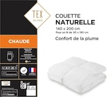 La couette naturelle - TEX HOME en promo chez Carrefour Villiers-le-Bel à 48,74 €