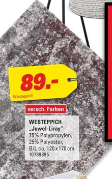 Webteppich „Juwel-Liray“ bei Höffner in Hamburg Webteppich „Juwel-Liray“ im Angebot bei Höffner Hamburg für 89,00 €