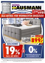Möbel Hausmann Prospekt "Aktuelle Angebote", 8 Seiten, für Düren, 04.12.2019 - 10.12.2019 Möbel Hausmann Prospekt "Aktuelle Angebote", 8 Seiten, für Düren, 04.12.2019 - 10.12.2019