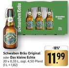 Original im Angebot bei E center in Nagold Original Angebote von Schwaben Bräu bei E center Nagold für 11,99 €