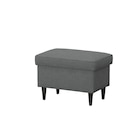 Hocker mit Aufbewahrung Nordvalla dunkelgrau Nordvalla dunkelgrau Angebote von STRANDMON bei IKEA Straubing für 70,00 €